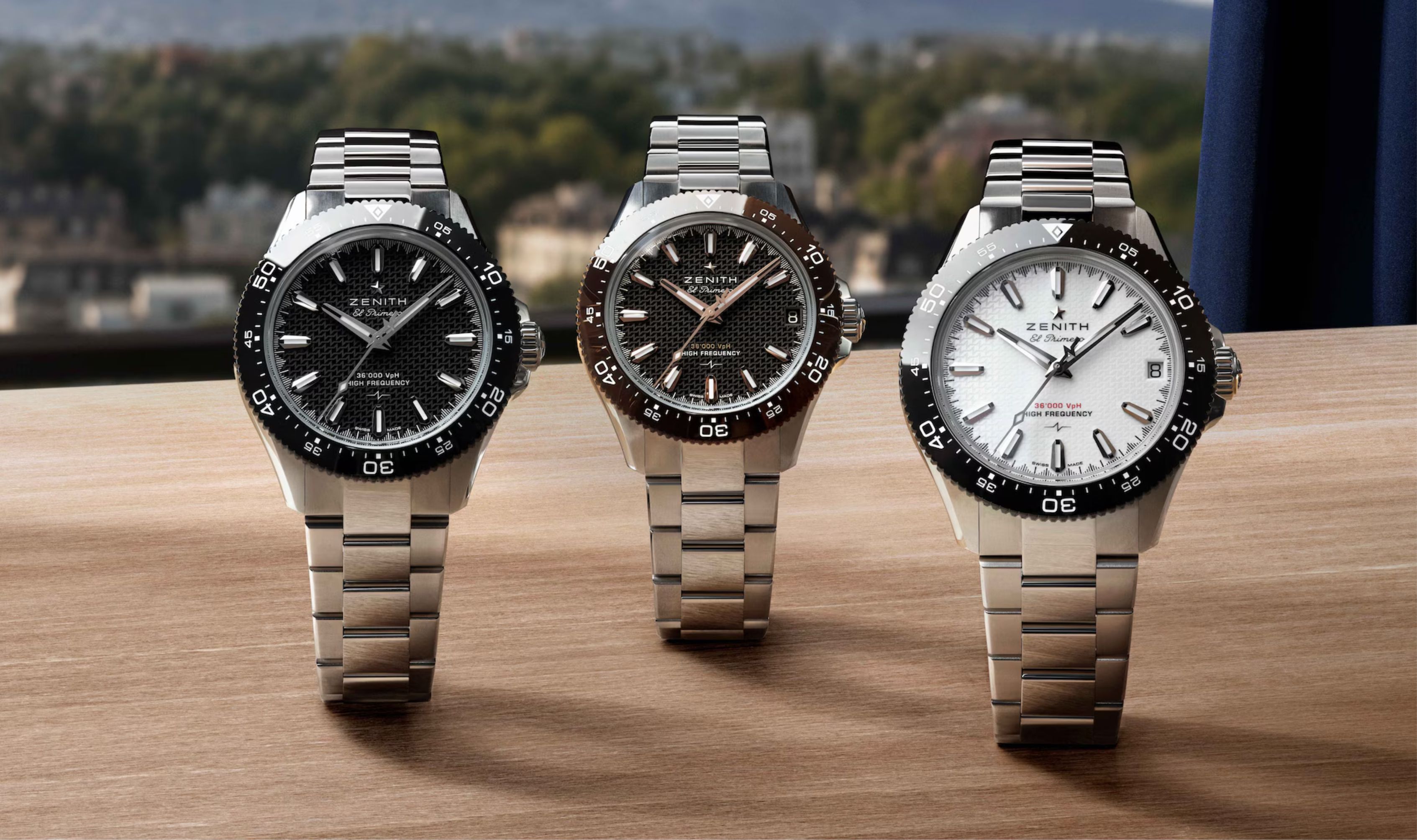 Три версии ZENITH CHRONOMASTER Solo Sport