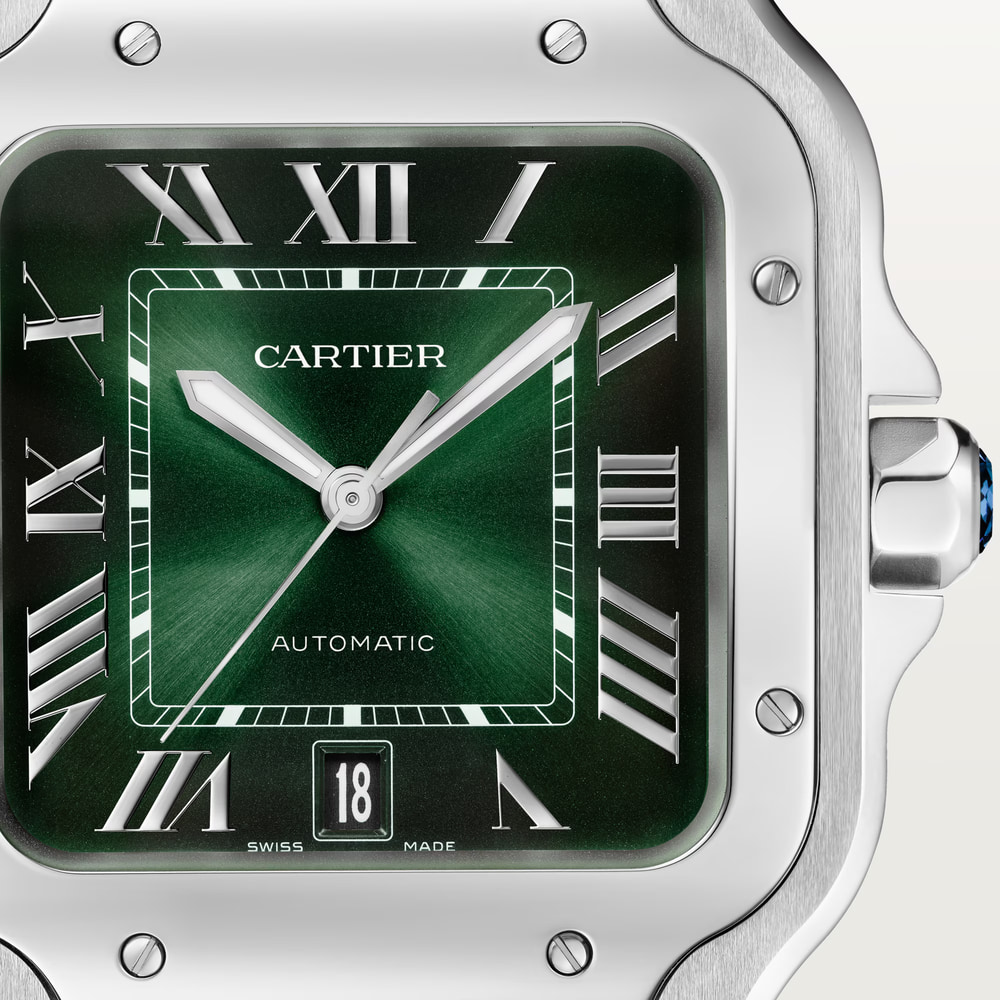 Cartier SANTOS — детали циферблата