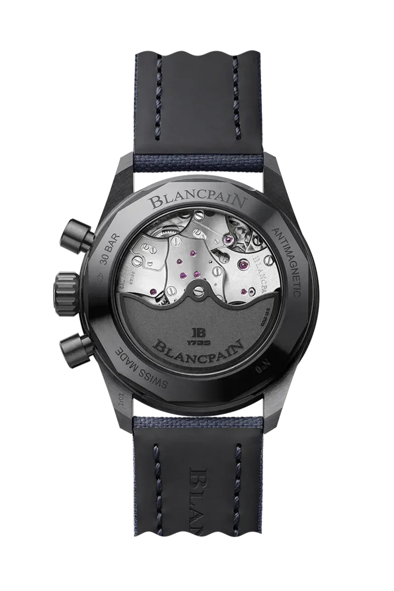 Blancpain Fifty Fathoms — задняя сторона корпуса