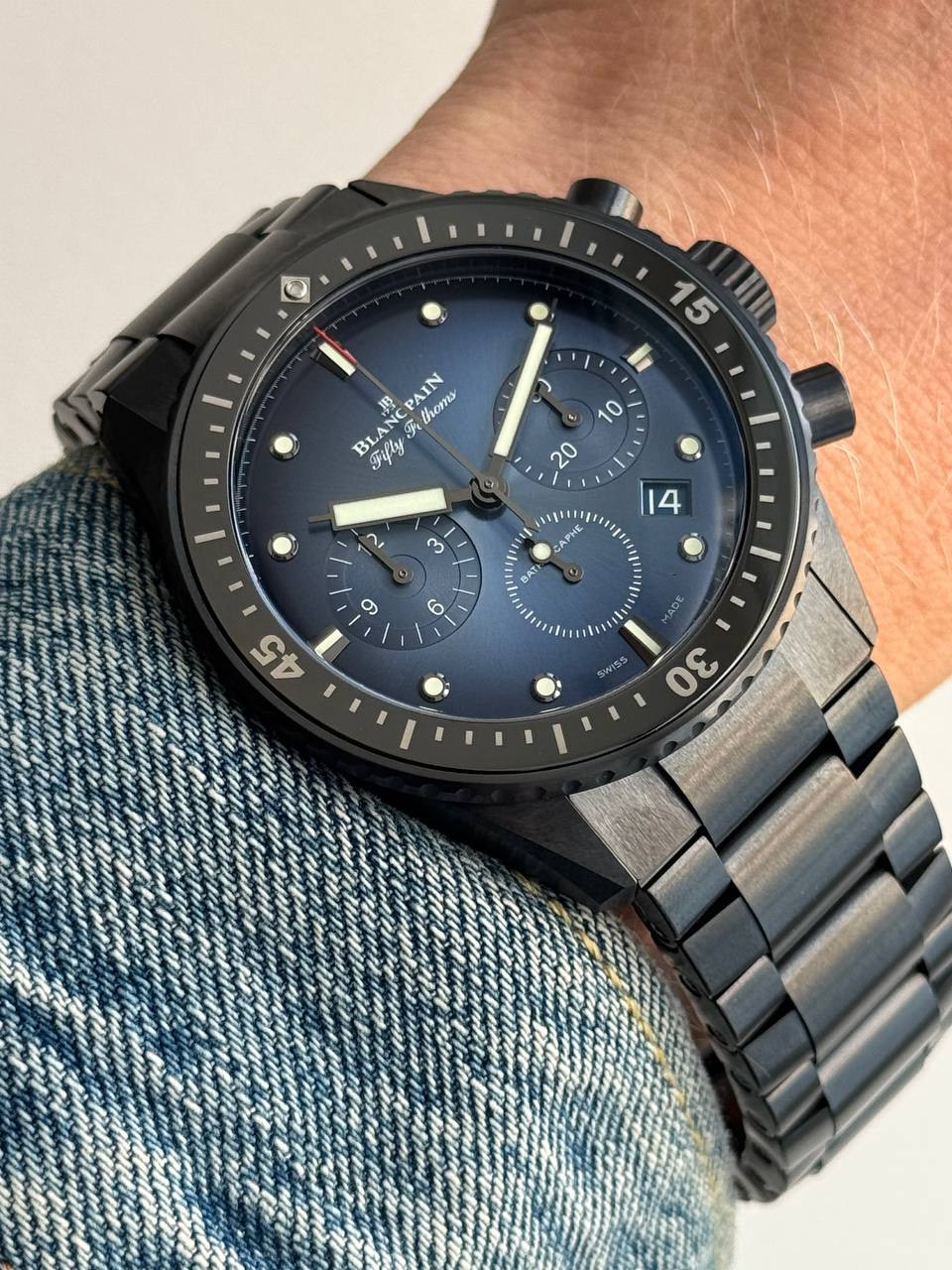 Blancpain Fifty Fathoms — часы на запястье